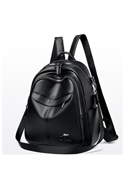 OEM Women's backpack, with fixed handle and adjustable straps, eco-leather, m...