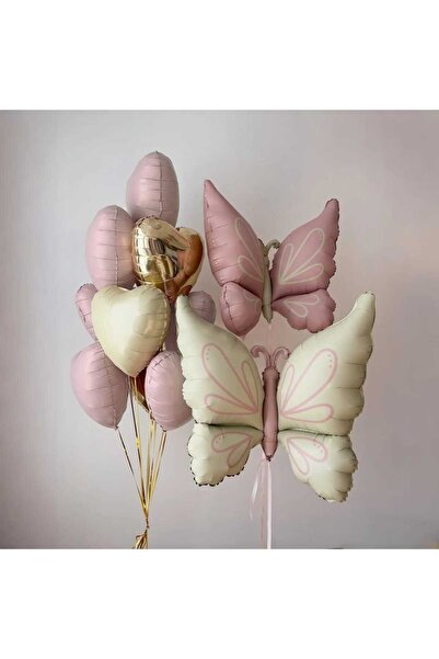 ÇITIPITISTORE Kelebek kalp folyo balon set