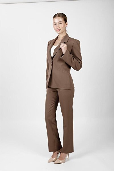 ÖNDER ÖZSOY Jacket with Collar Pockets Modern Jacket & Pockets with Piping Tr...