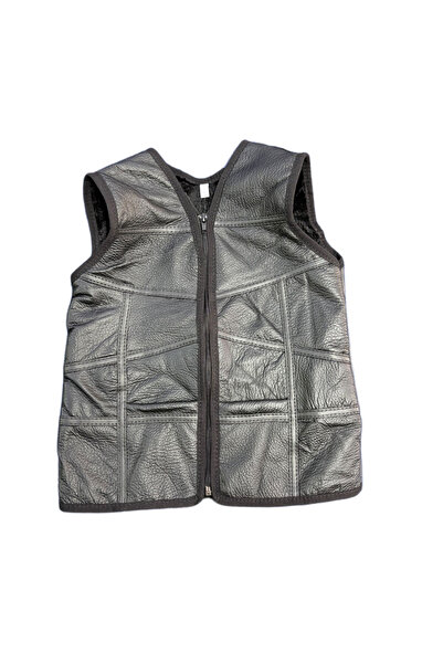 ln leather إنتاج خاص من PatchWork - سترة أطفال من الجلد الطبيعي من جلد الغزال...