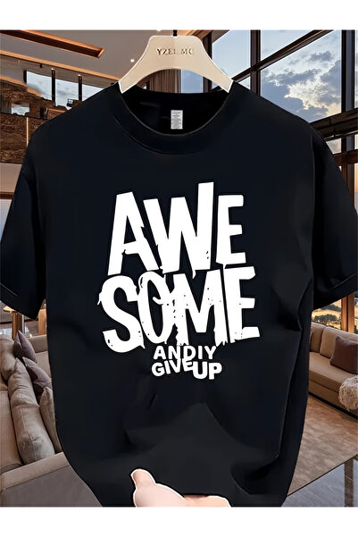 Flow touch Custom printed oversize unisex t-shirt white