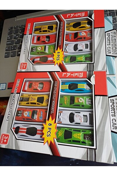 OYUNCAKSAHİLİ Araba Seti 2 Paket Birden Demir Oyuncaklar 16 Adet Metal Model ...