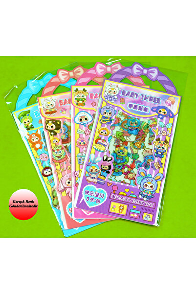 Gift Moda Renkli Hayaller Sticker