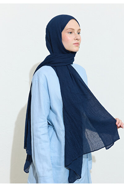 Fresh MODAL KRİNKIL ŞAL GECE MAVİSİ