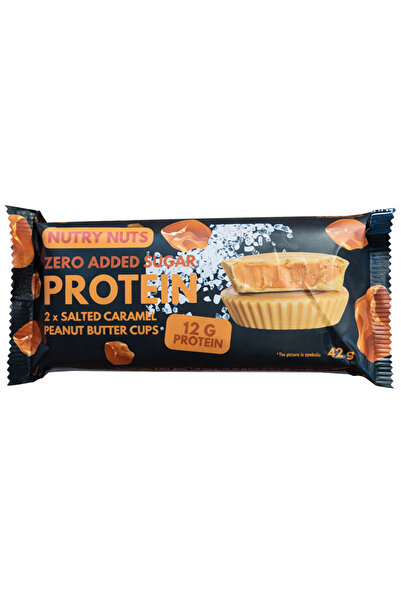 Nutry Nuts Protein cu Unt de Arahide și Caramel Sărat – Fără Zahăr Adăugat, 1...