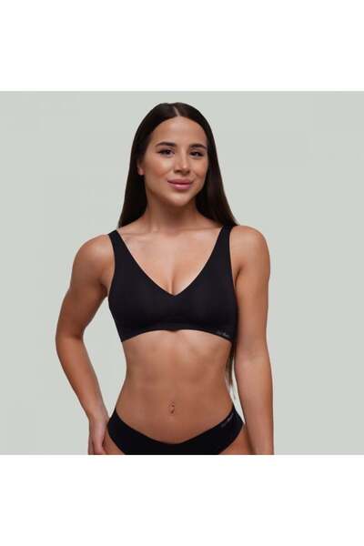 GymBeam Sutien fără cusături negru