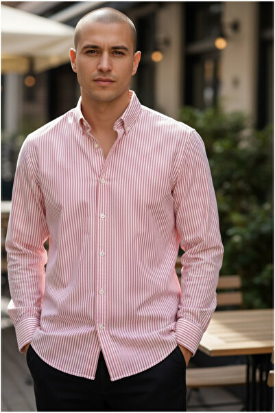 Yeblin Red Striped Shirt Classic