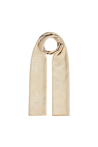 Guess , Guess, Textile Scarf, Beige, 80 x 190 cm, For Women