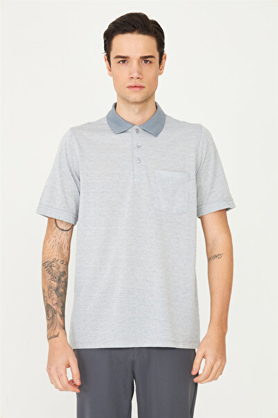 White Stone AnThraciTe Polo Neck T-Shirt