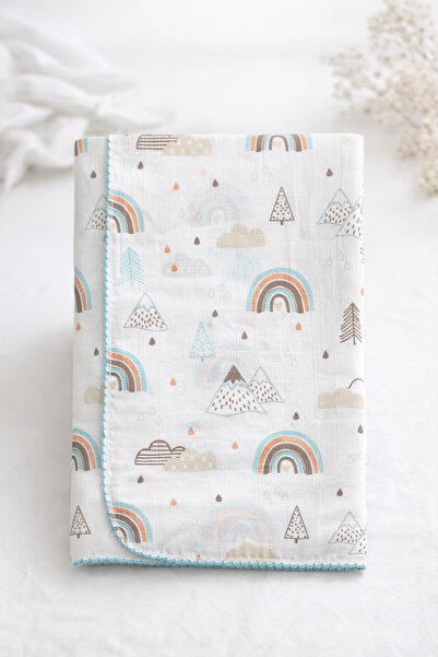 Atlas Baby House Multi-Purpose Muslin Newborn Baby Blanket, Muslin Cloth 80×90