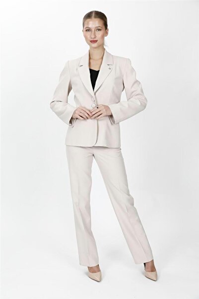 ÖNDER ÖZSOY Jacket with Collar Pockets Modern Jacket & Pockets with Piping Tr...