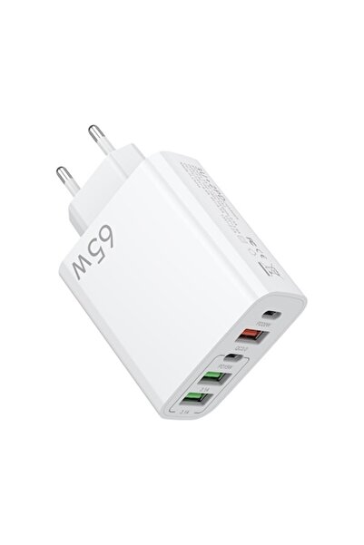 OEM Încărcător rapid USB C 65W, 5 porturi, 2 USB C + 3 USB A, pentru iPhone 1...