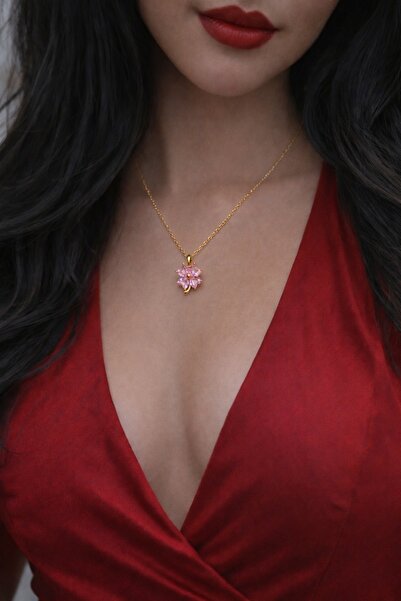 GWOMA 4 Yapraklı Şans Yonca Kadın Kolye - Paslanmaz Çelik Zirkon Taşlı Kadın ...