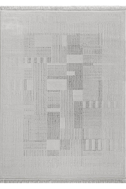 Gray Million Point Acrylic Carpet, 11 mm Pile Modern Pattern, Long Lasting and Easy to Clean