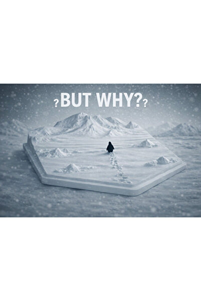 Filkorium3D Nihilist Penguen Diorama 15 cm | Tekli Plastik Dekoratif Penguen ...