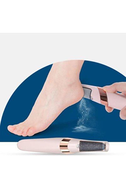 OMAC Şarjlı Ayak Törpüsü Elektrikli Pedikür Aleti Topuk Nasır Giderici USB Şa...