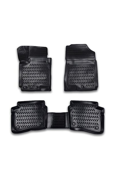OMC Set of 4 Covoare cauciuc stil tavita Hyundai i20 2 2014-2020Mats Style Tr...