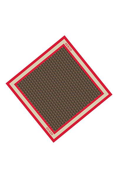 Guess , Silvana, Textile Scarf, Red, 90 x 90, For Women