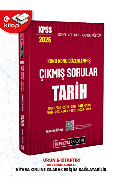 Pegem Akademi Yayıncılık 2026 KPSS Genel Yetenek Genel Kültür Konu Konu Düzen...