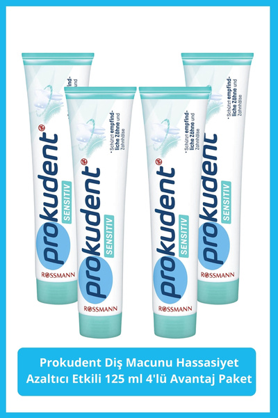 prokudent Diş Macunu Hassasiyet Azaltıcı Etkili 4x125 ml