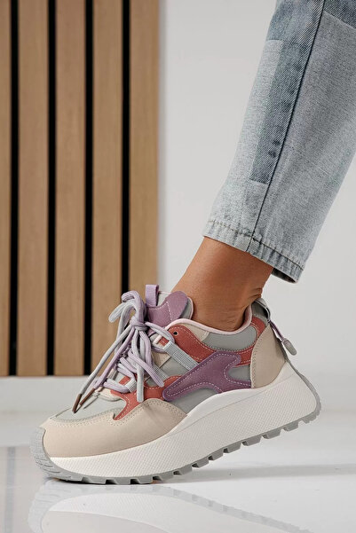 Zaira Purple women's sneakers made of eco-leather Missy #24239 - 40