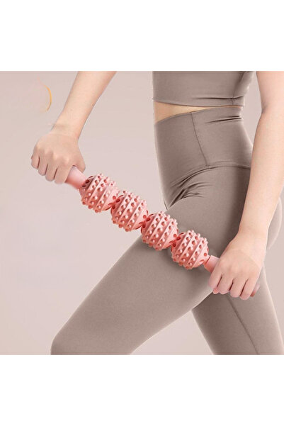 Nordhaus 4 Tekerlekli Masaj Topu Kas Masaj Rulosu Sporcu Masaj Çubuğu