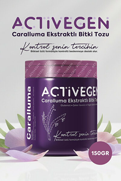 Activegen Caralluma Ekstraktlı Bitki İçeren Detox Tozu (1 Aylık)