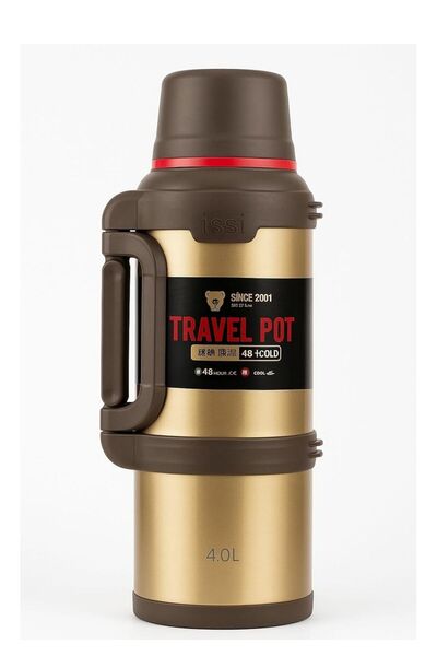 Spech Power 4 Liter 24 Hour Hot and Cold Mountaineer Thermos Family Size Thermos