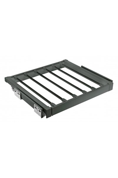 GTV Sertar Elite pentru pantaloni 700 mm, închidere silențioasă, antracit