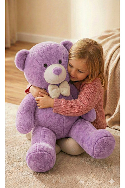 BUGİ HOME COLLECTİON Peluş Ayıcık Sevgililer Günü Özel 80cm Tatlı Uyuma Oyunc...