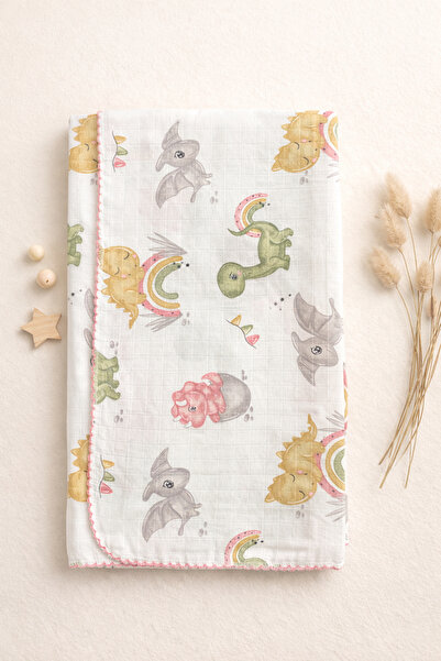 Atlas Baby House Multi-Purpose Muslin Newborn Baby Blanket, Muslin Cloth 80×90
