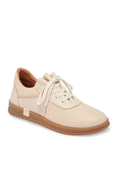 Tergan Bej Hakiki Deri Kadın Sneaker - K25I1AY67924-A25