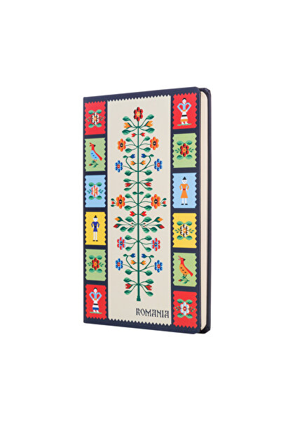 Magnetella Agenda nedatata Pomul vietii, foi albe, 13,8 x 19,6 cm, 144 pg, MB...