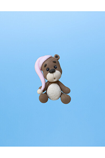 FigurinArt Φιγούρα από ζαχαρόπαστα - Αρκουδάκι - Χειροποίητη