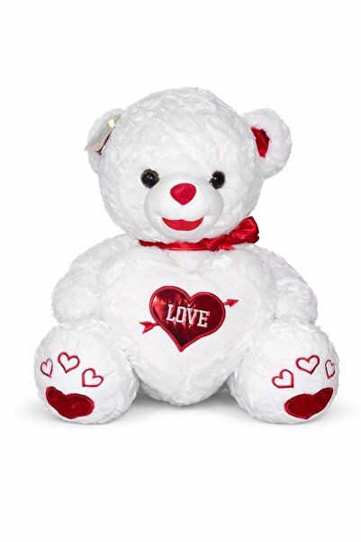 ZİVENTA 40 Cm Peluş Ayıcık Sevgililer Günü & Çocuklar İçin Özel Hediye Love K...