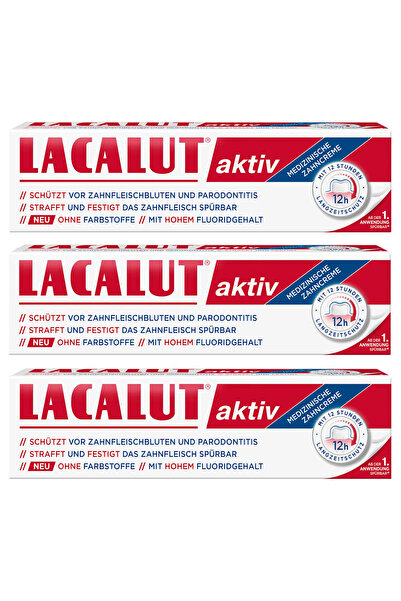 lacalut Aktiv Medikal Diş Macunu 100 ml – 12 Saat Uzun Süreli Koruma, Diş Eti...