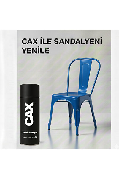 caxcolors CAX COLORS Metal Ahşap Plastik Sandalye Sprey Boya 400ml - Çizilmel...