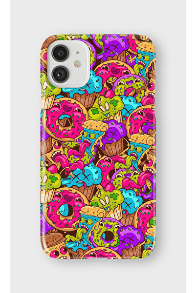 lelia حافظة هاتف شفافة مطبوعة متوافقة مع iPhone 11 |   مجموعة: سناك تون ديلايت