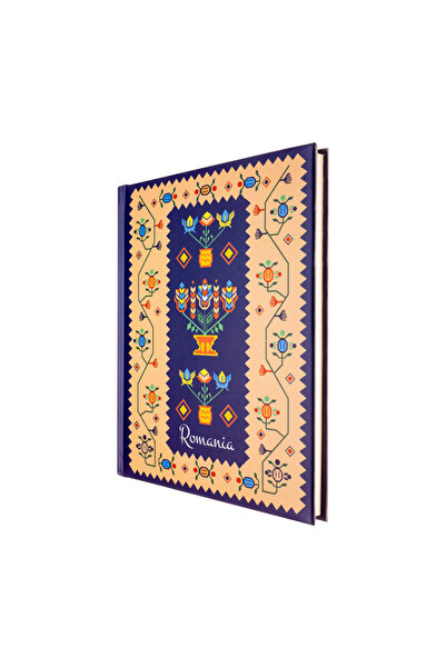 Magnetella Agenda nedatata, Covor oltenesc, foi albe, 14 x 18,7 cm, 144 pg, M...