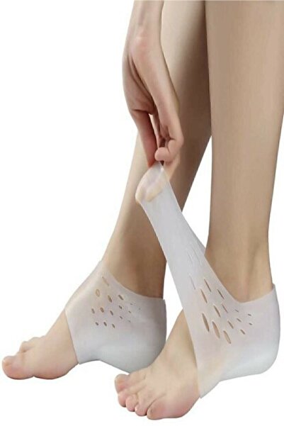 Bundeba Unisex 3 Cm Boy Uzatıcı Silikon Tabanlık Topuk Çorabı Gizli Topuk Yük...