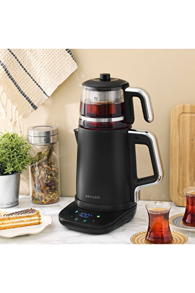 Aryıldız Vision Prime Çay Makinesi Siyah
