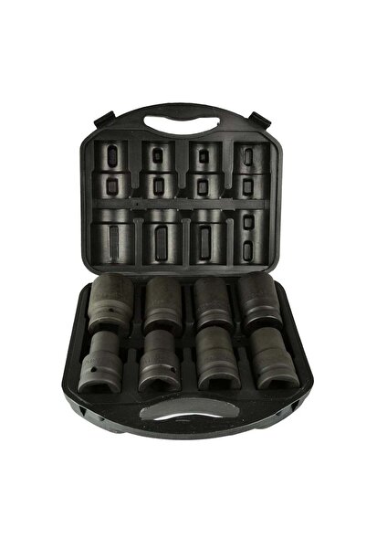 GEKO Σετ Καρυδάκια Κρουστικά 1" Εξάγωνα 19-41mm 8Τμχ