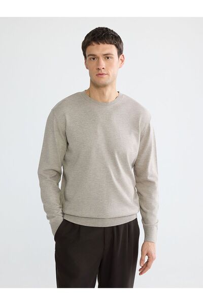 LC Waikiki Lcw Vision Crew Neck Regular Fit Men's Knitwear Sweater