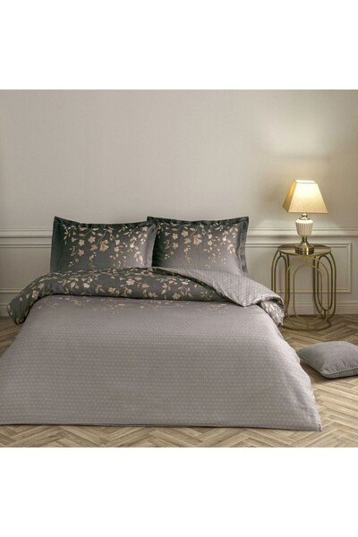 Taç 100% satin cotton bed linen, floral pattern, TAC Mako-Satin, Elaris Mink ...