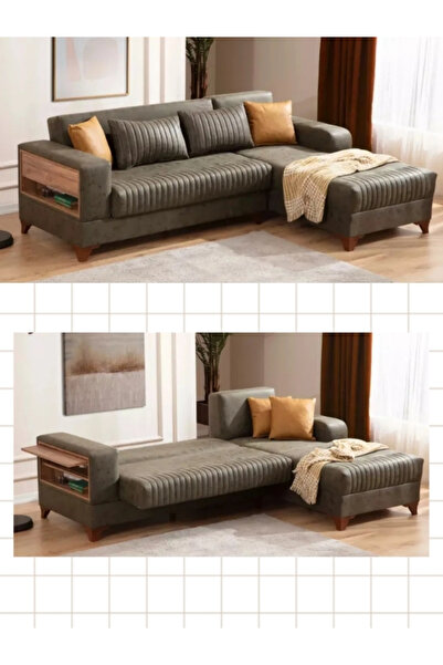 Mobilyaminegolden İnci Sandıklı Yataklı Köşe Koltuk 242*170