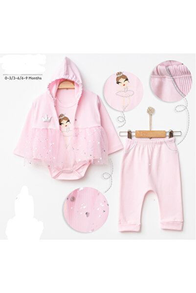 Nayinom 3'lü Balerin Desenli Set