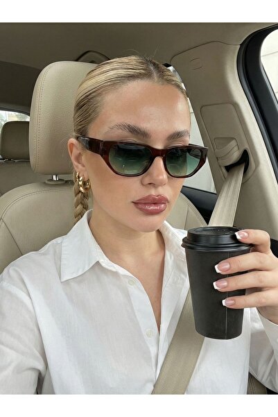 Goldmine Women's Voggio Sunglasses Uv400 Brown Green