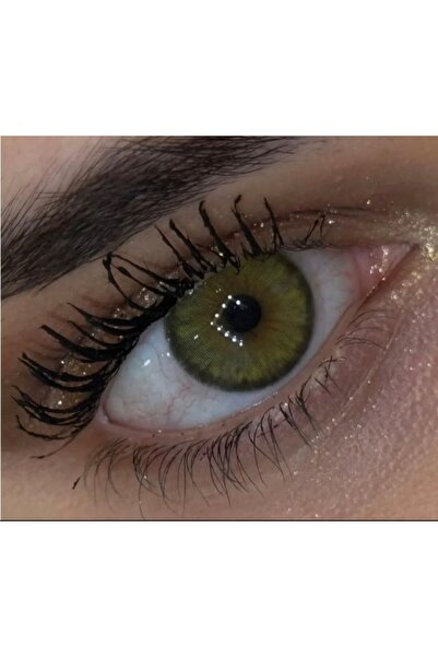 Axhara Newyork Natural Green Yeşil Renkli Göz Lensi Kirpik Yıllık