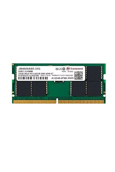 Transcend 32Gb Ddr5 4800Mhz Cl40 Notebook Ram Value Jm4800Ase-32G