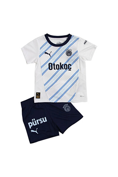 Puma Fenerbahçe 2024/25 Dış Saha Çocuk Beyaz Futbol Eşofman Takımı 77537202
